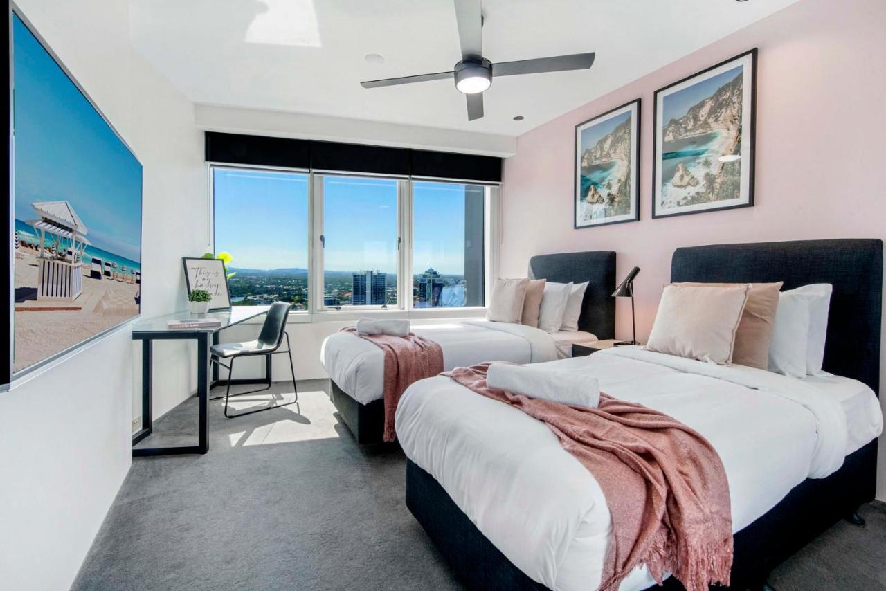Q Tower At Surfers Paradise - Self Contained Apartments Guldkusten Exteriör bild