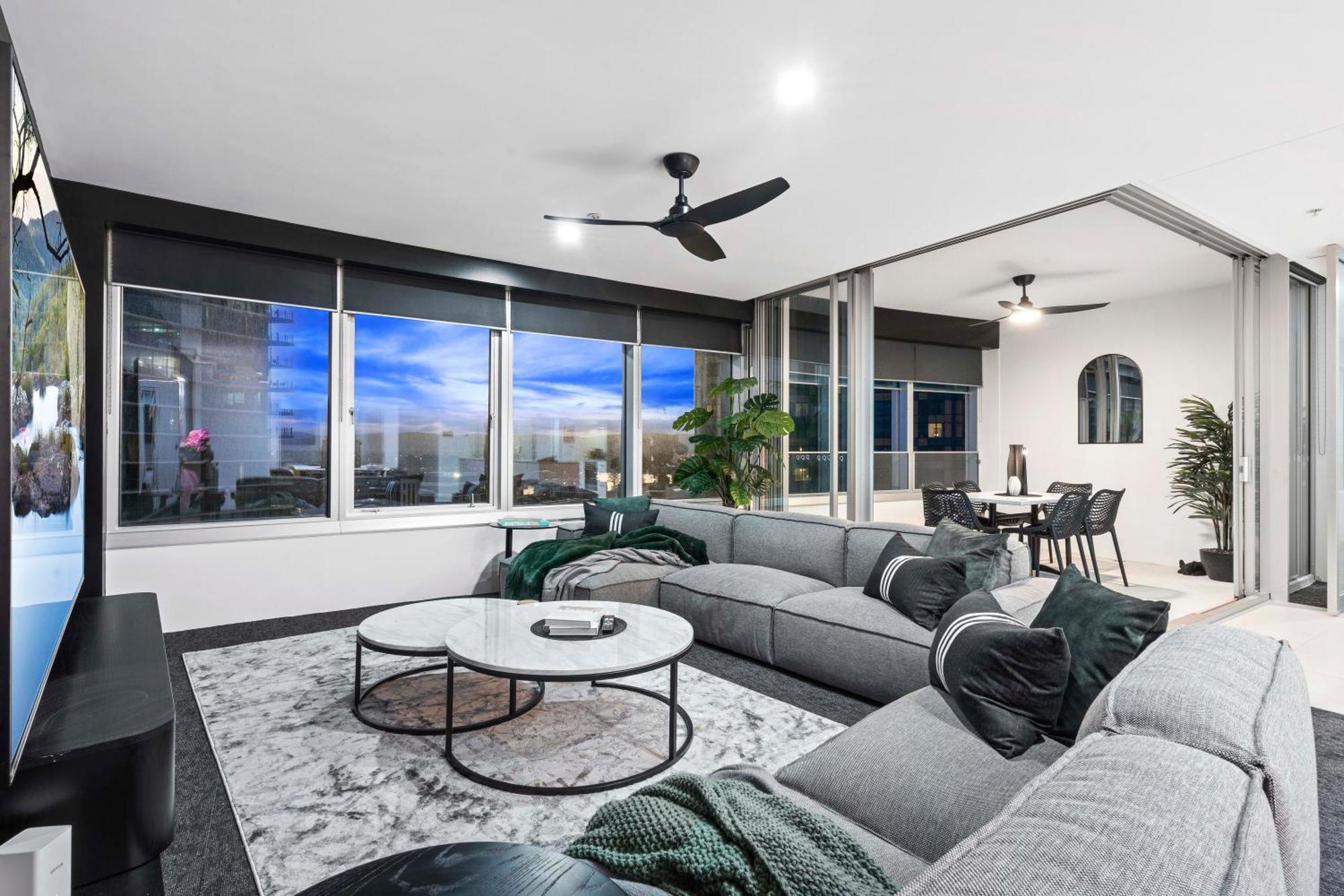 Q Tower At Surfers Paradise - Self Contained Apartments Guldkusten Exteriör bild