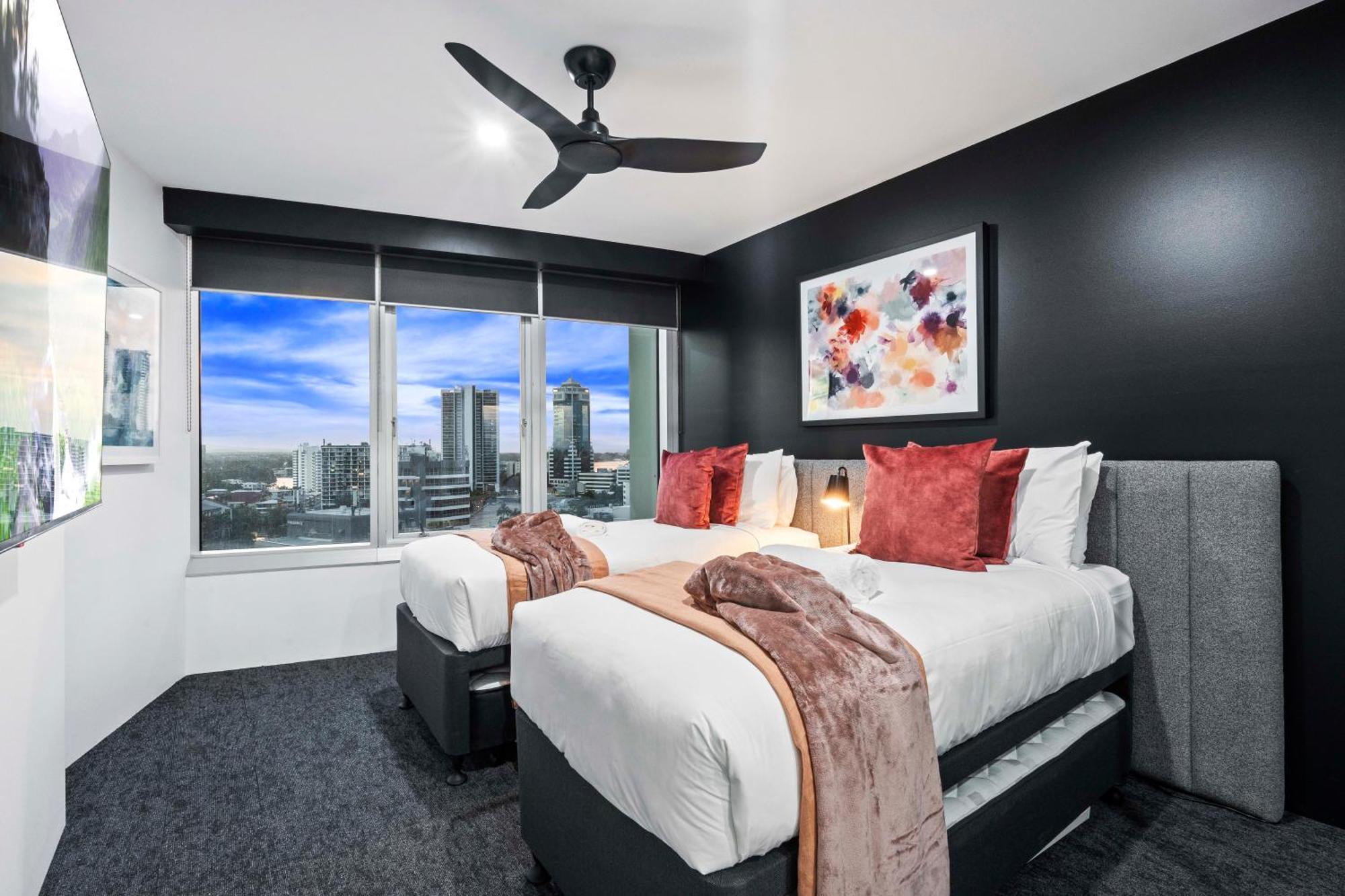 Q Tower At Surfers Paradise - Self Contained Apartments Guldkusten Exteriör bild