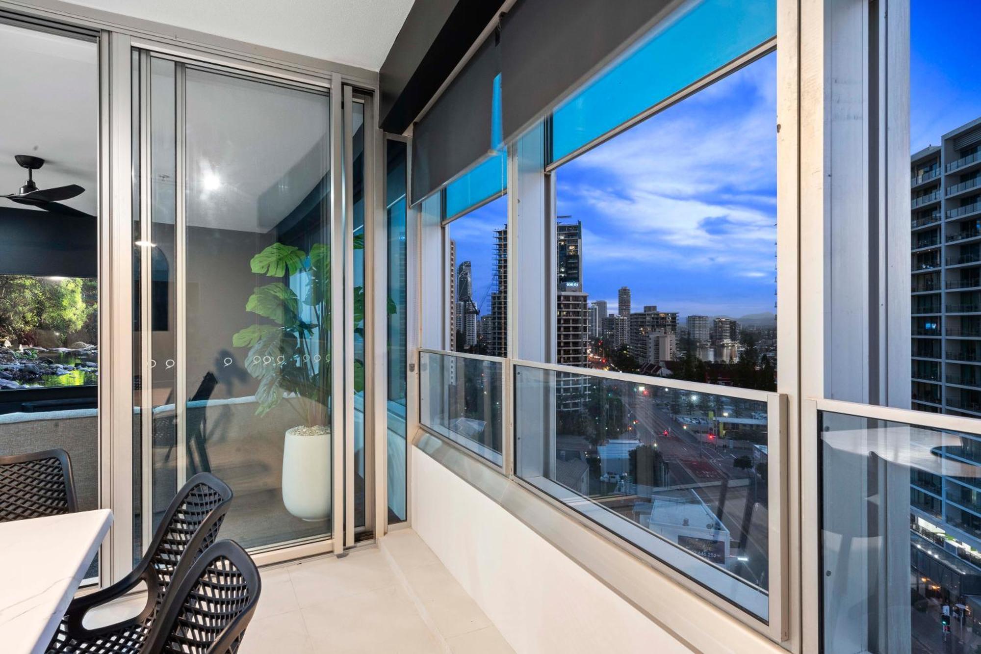 Q Tower At Surfers Paradise - Self Contained Apartments Guldkusten Exteriör bild
