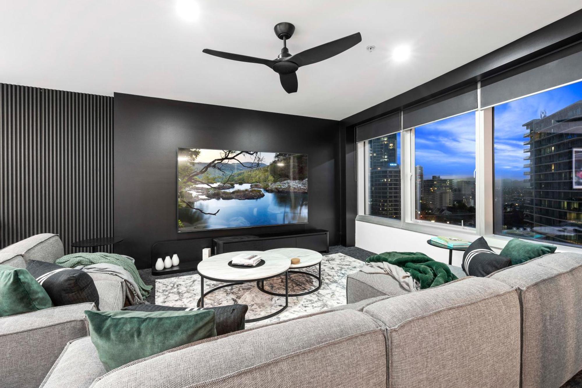 Q Tower At Surfers Paradise - Self Contained Apartments Guldkusten Exteriör bild