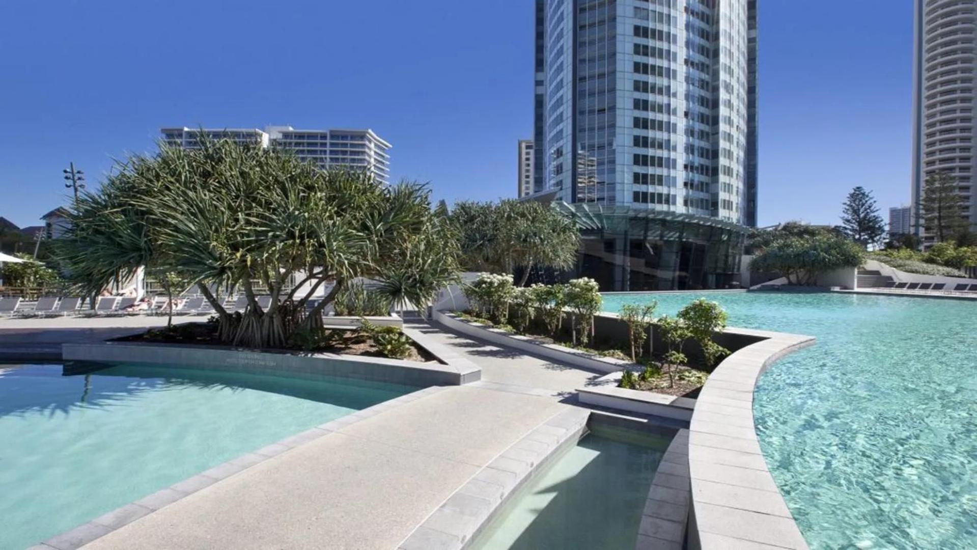 Q Tower At Surfers Paradise - Self Contained Apartments Guldkusten Exteriör bild