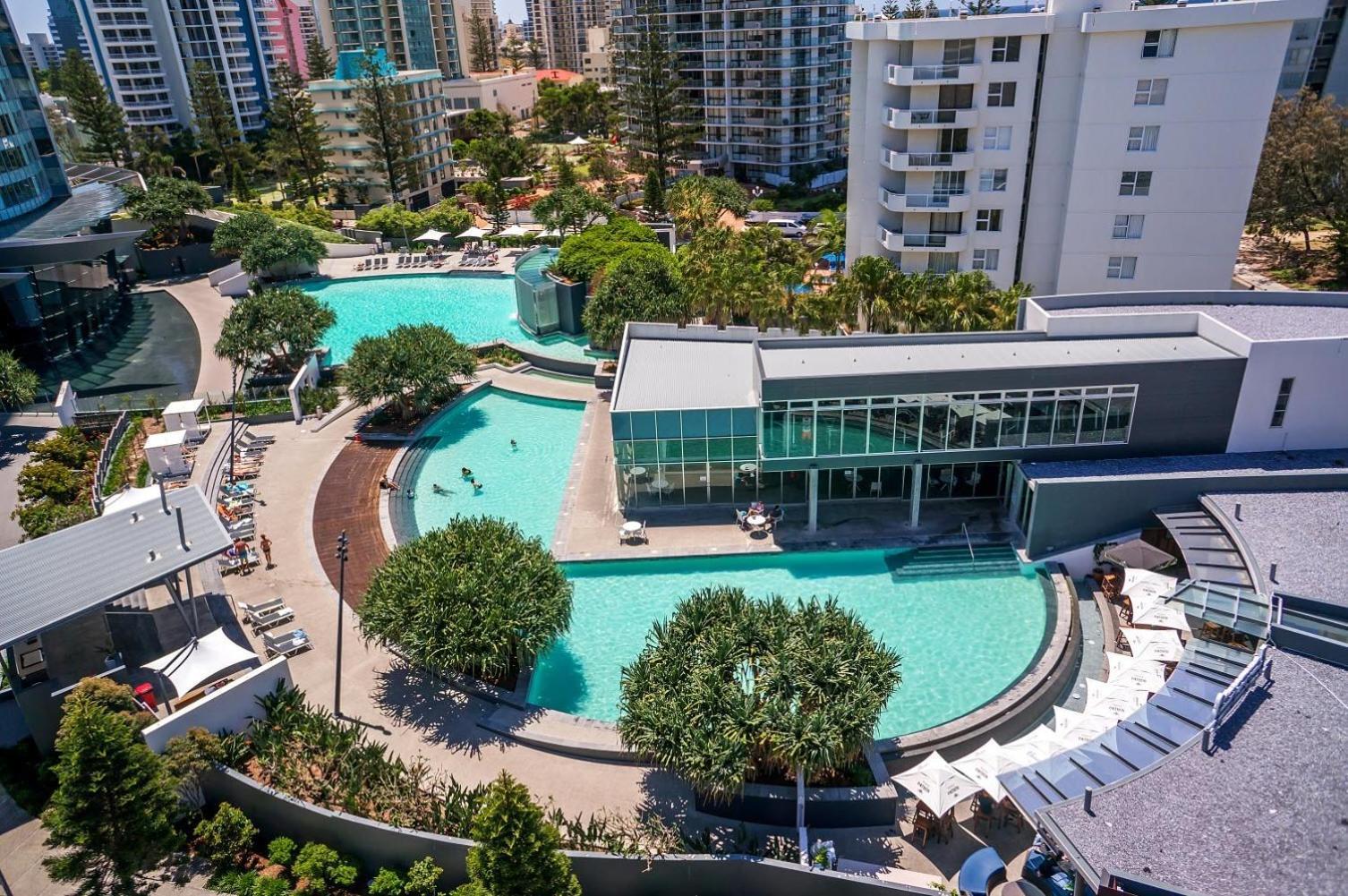 Q Tower At Surfers Paradise - Self Contained Apartments Guldkusten Exteriör bild