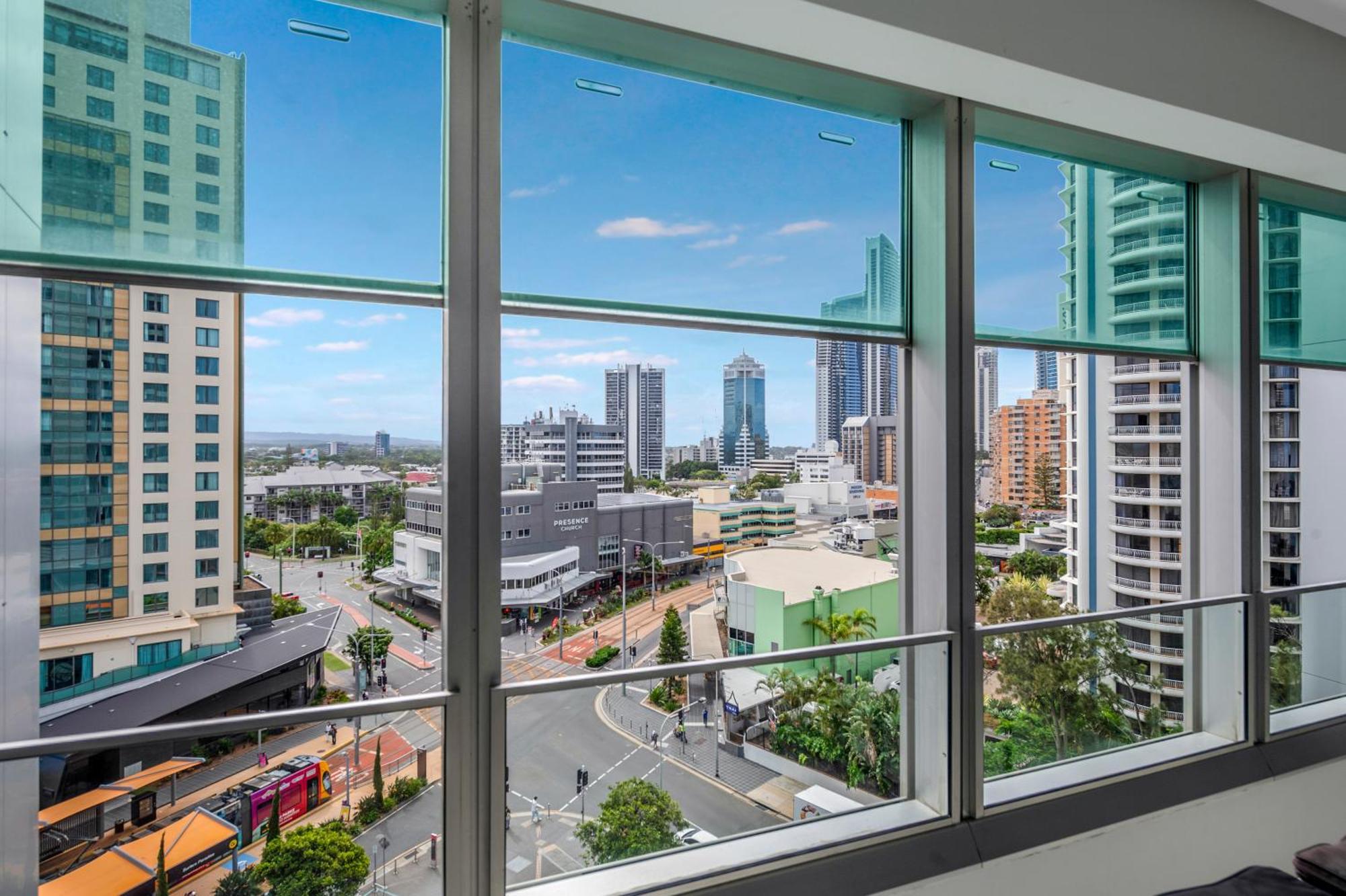 Q Tower At Surfers Paradise - Self Contained Apartments Guldkusten Exteriör bild