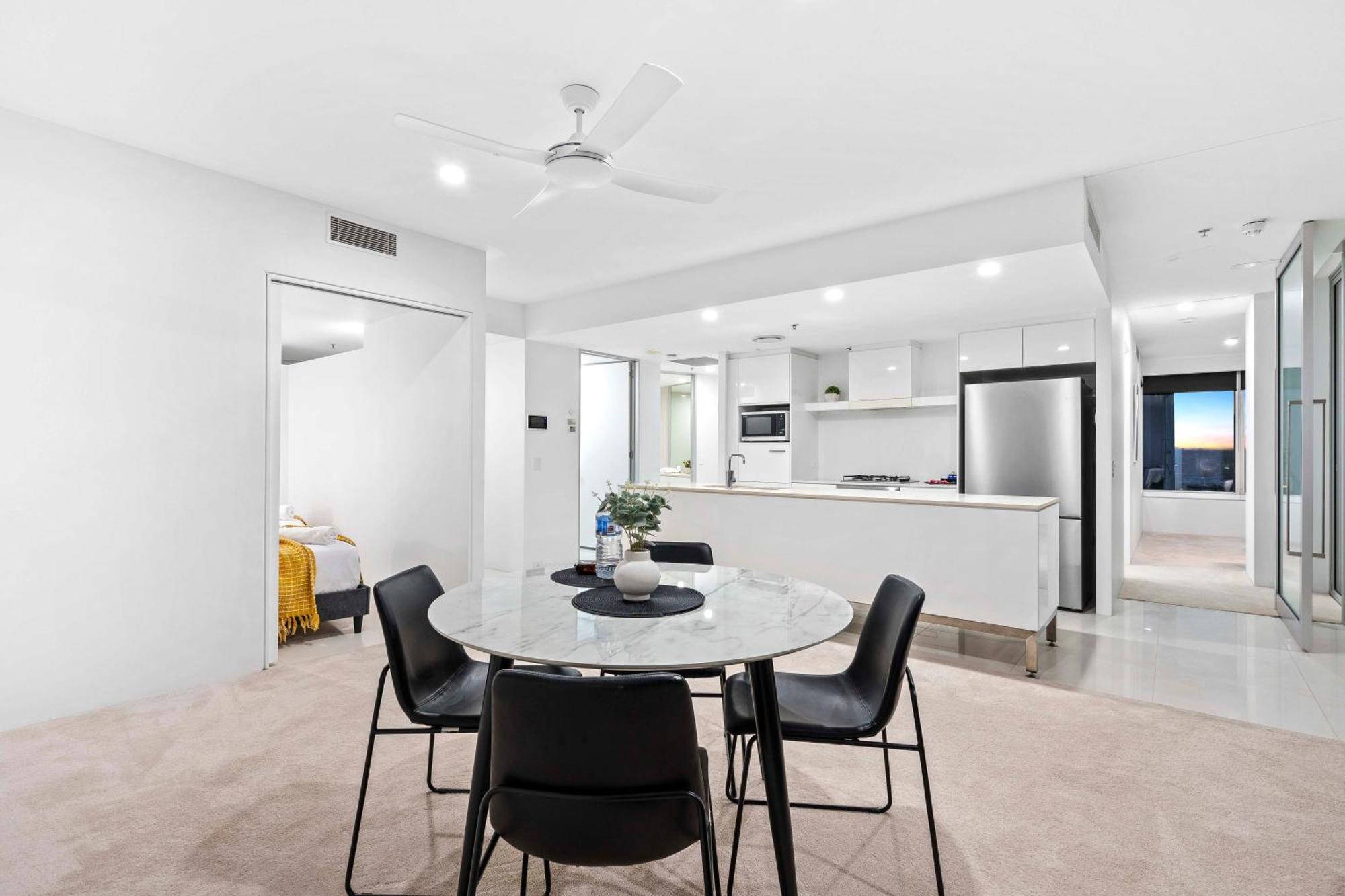 Q Tower At Surfers Paradise - Self Contained Apartments Guldkusten Exteriör bild
