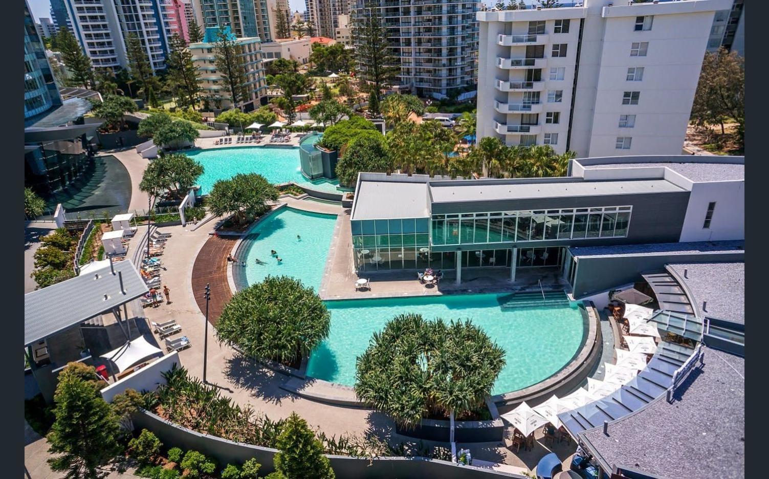 Q Tower At Surfers Paradise - Self Contained Apartments Guldkusten Exteriör bild