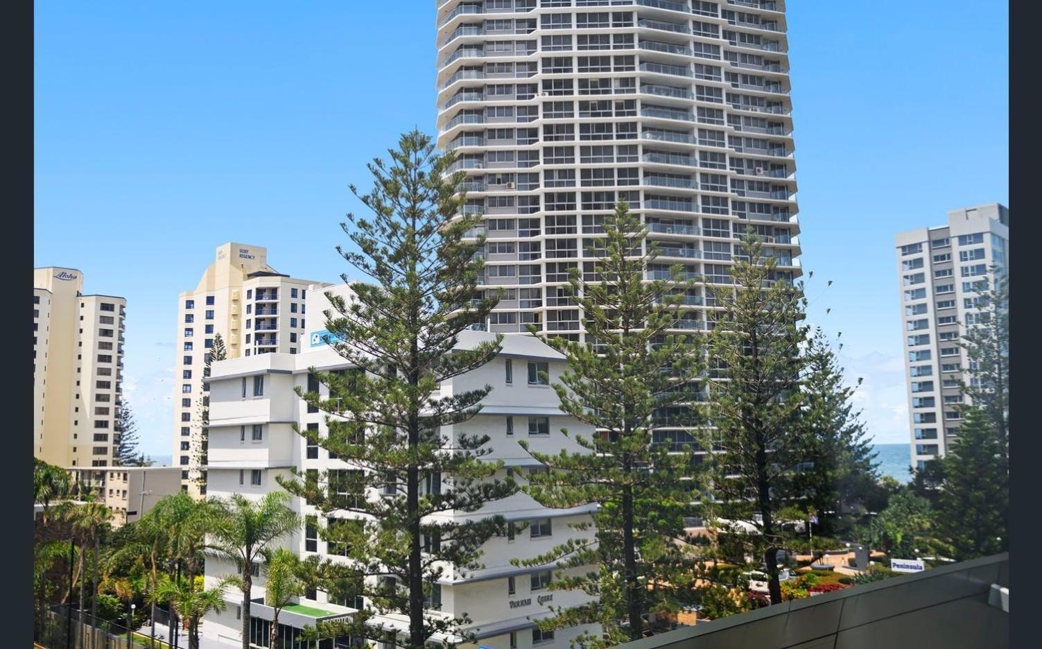 Q Tower At Surfers Paradise - Self Contained Apartments Guldkusten Exteriör bild