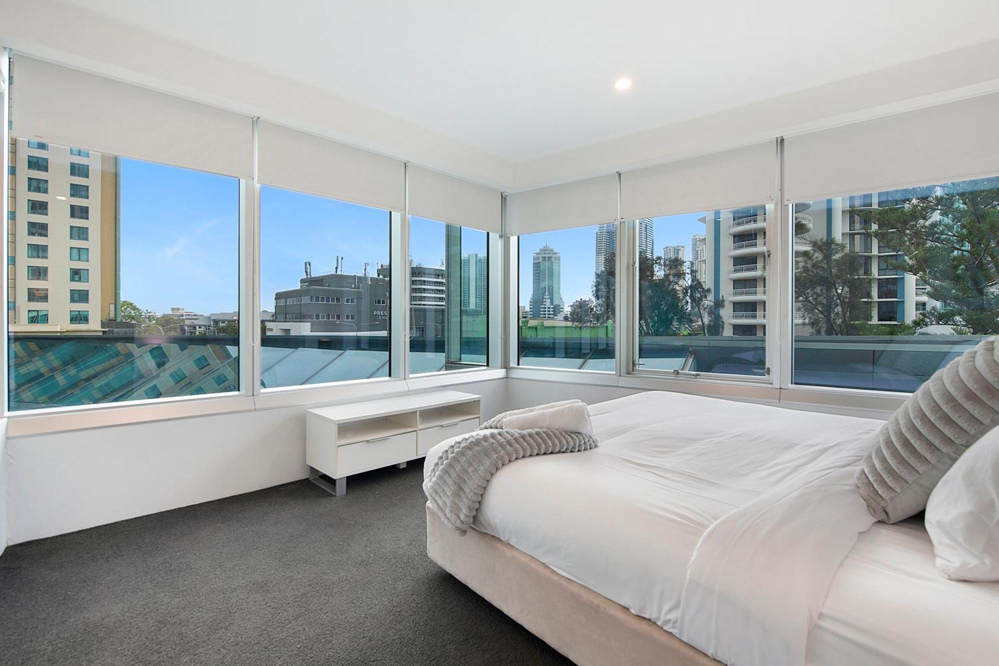 Q Tower At Surfers Paradise - Self Contained Apartments Guldkusten Exteriör bild